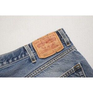 Levi's 505 Regular Fit Straight Leg Denim Blue Jeans Mens Size 38 x 30